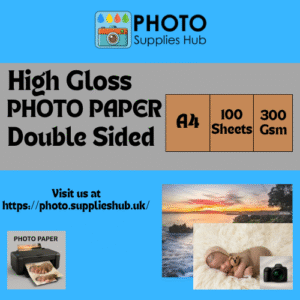 A4 Double Sided High Gloss Photo Paper 300GSM