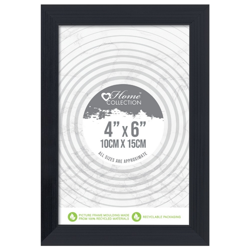 4x6 Black Photo Frame