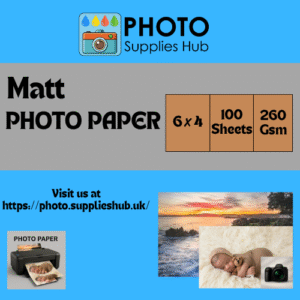6×4 Matt Photo Paper 260GSM