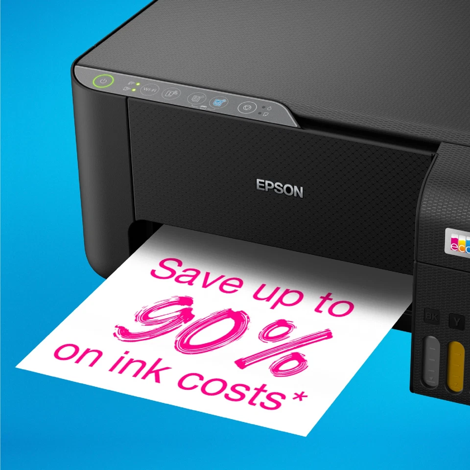 Epson EcoTank ET-2862 Photo Printer save ink cost