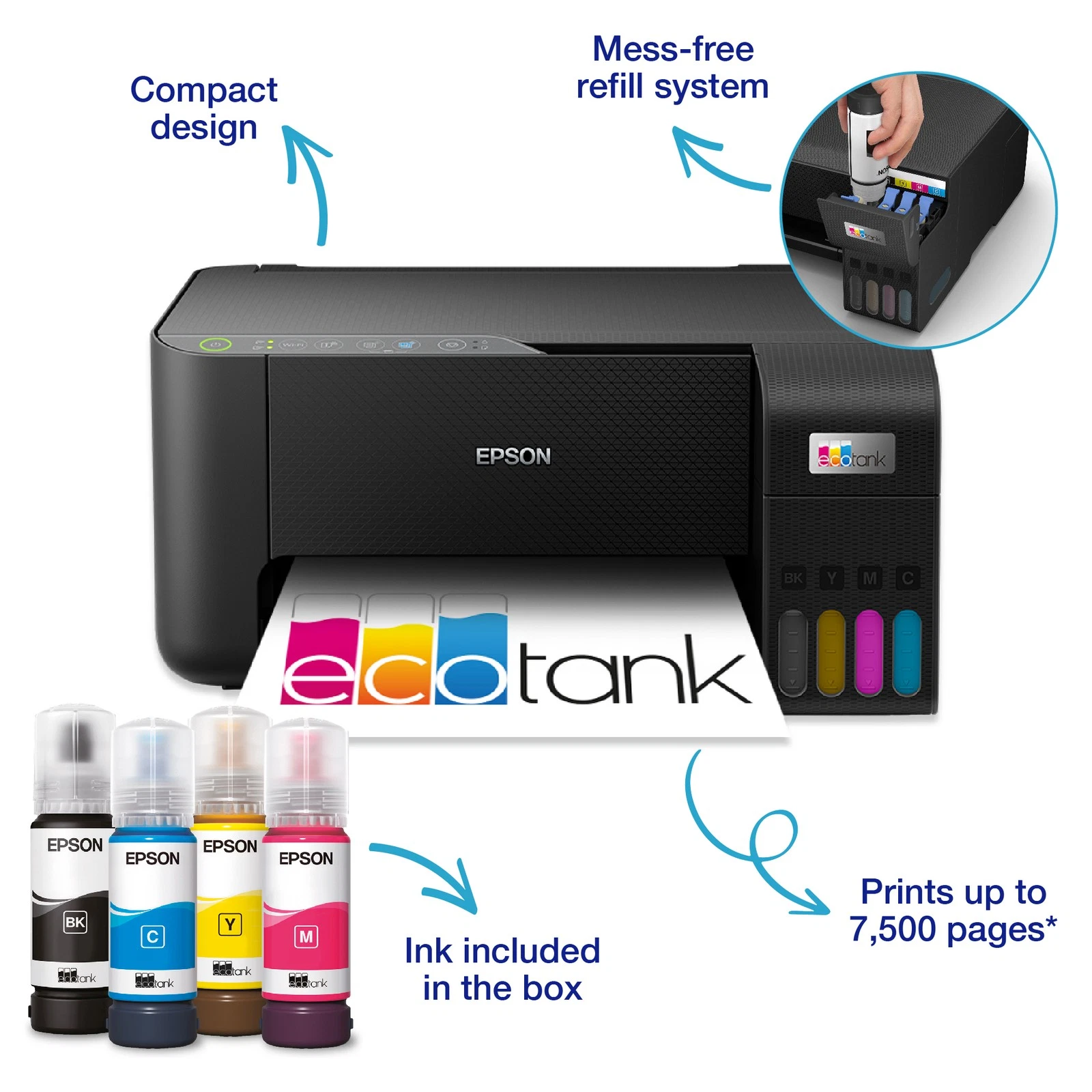 Epson EcoTank ET-2862 Photo Printer